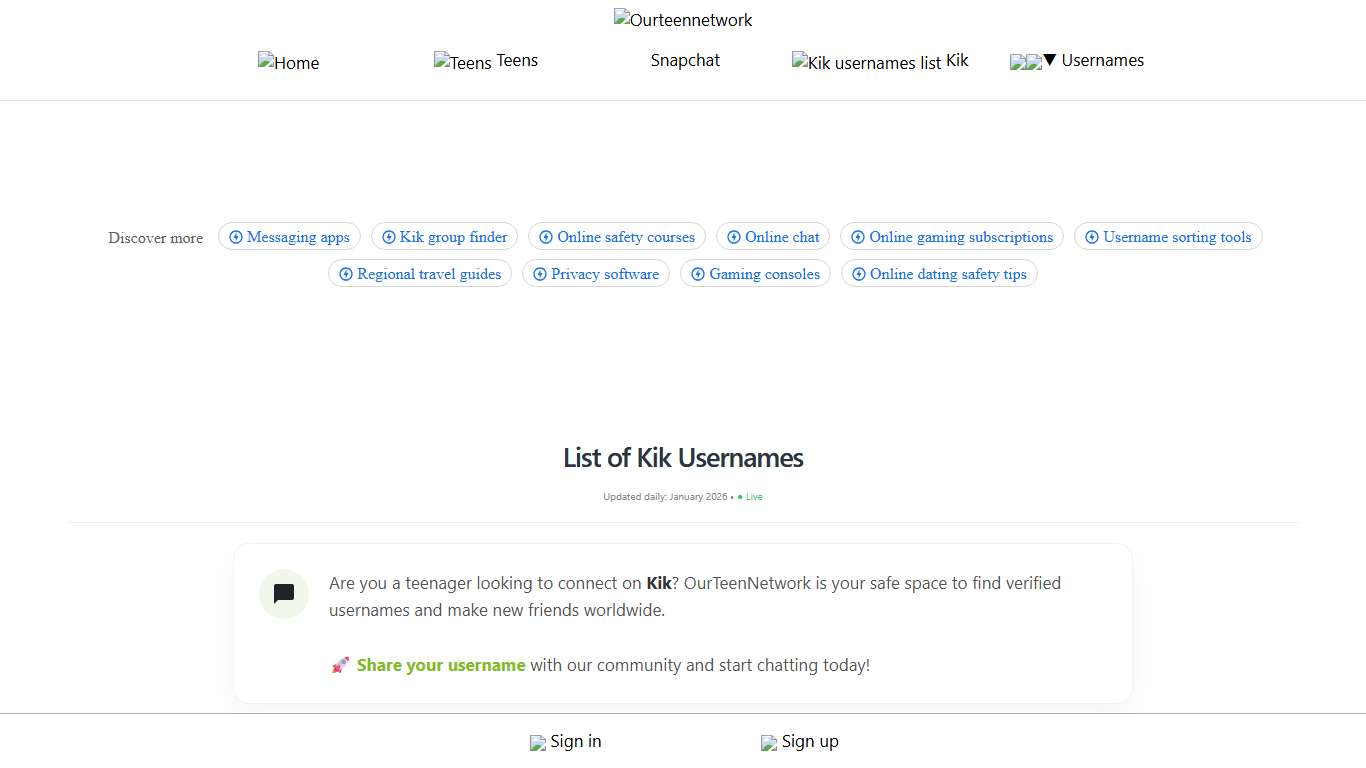 17986 Active Kik Usernames (2026 List)